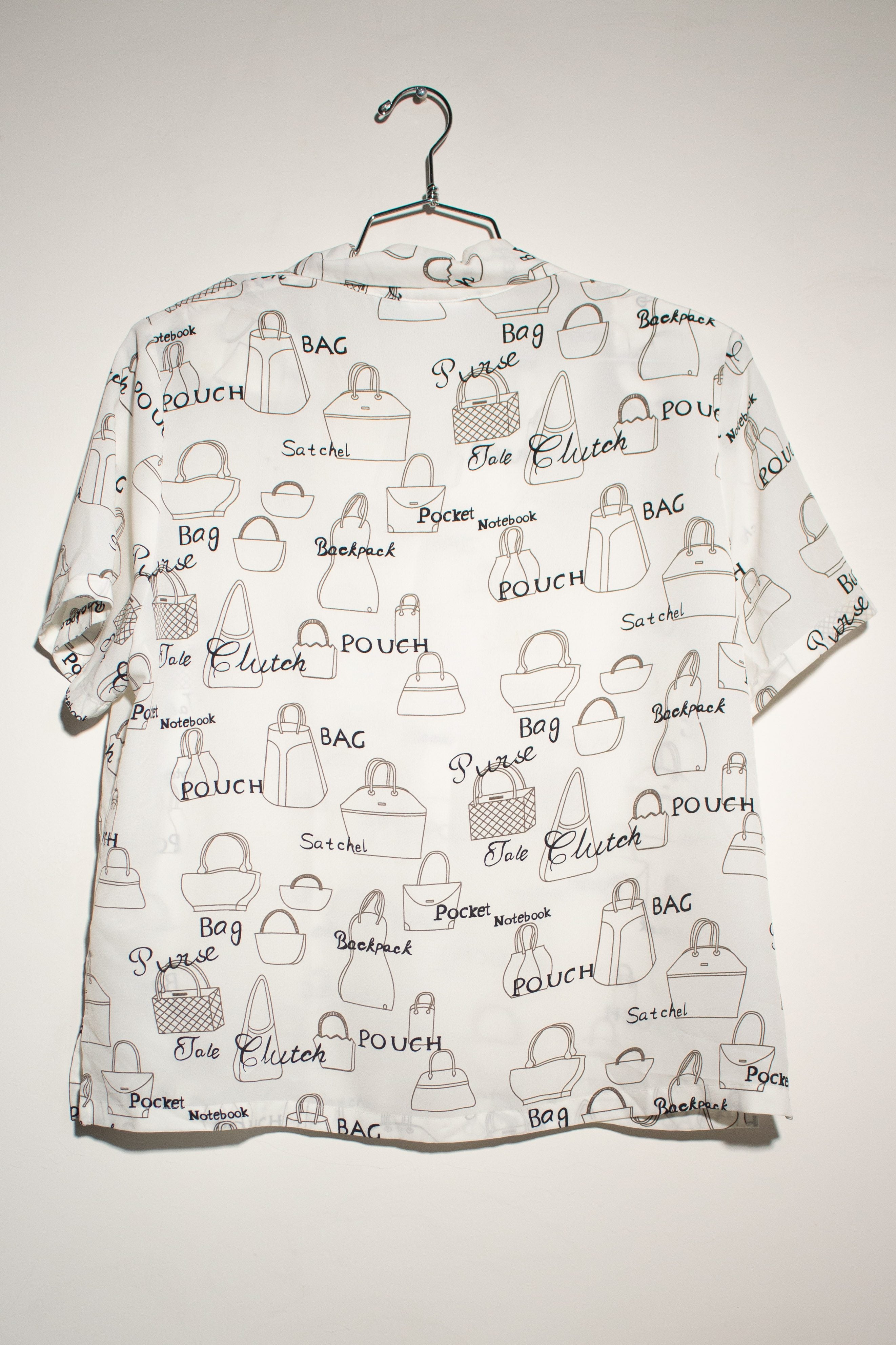 Vintage Satchel Words Button Up Shirt (1990s)