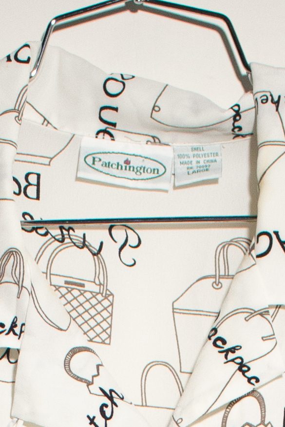 Vintage Satchel Words Button Up Shirt (1990s)