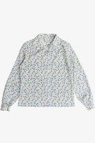 Vintage Floral Semi-Sheer Button Up Shirt (1990s)