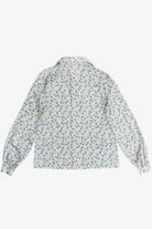 Vintage Floral Semi-Sheer Button Up Shirt (1990s)