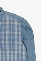 Vintage Gap Plaid Denim Button Up Shirt (1990s)