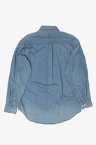 Vintage Gap Plaid Denim Button Up Shirt (1990s)