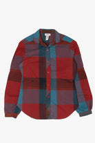 Vintage Red/Blue Topics Plaid Button Up Shirt (1990s)