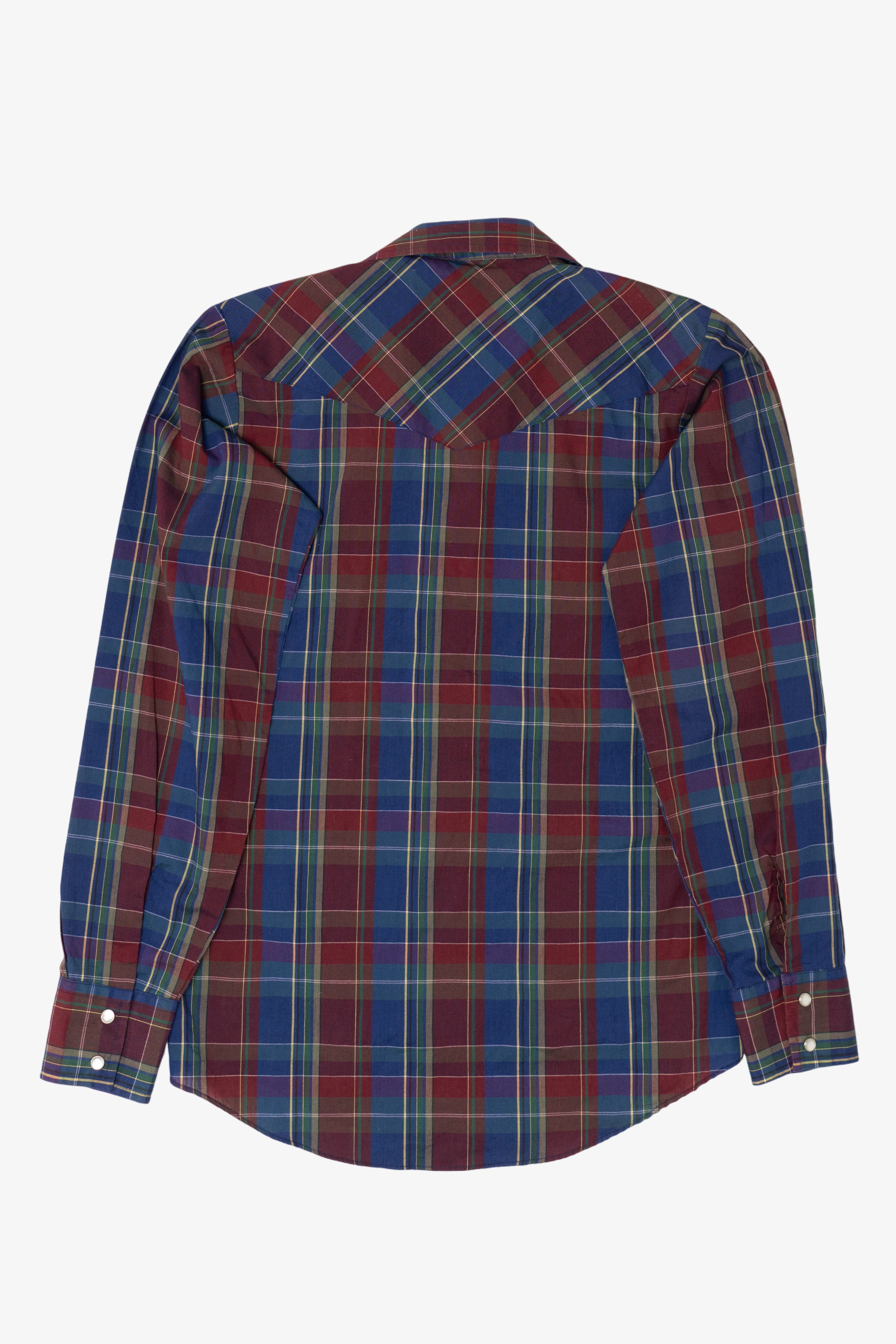 Vintage Plaid Ely Cattleman Button Up Shirt (1970s)