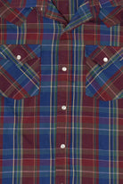 Vintage Plaid Ely Cattleman Button Up Shirt (1970s)