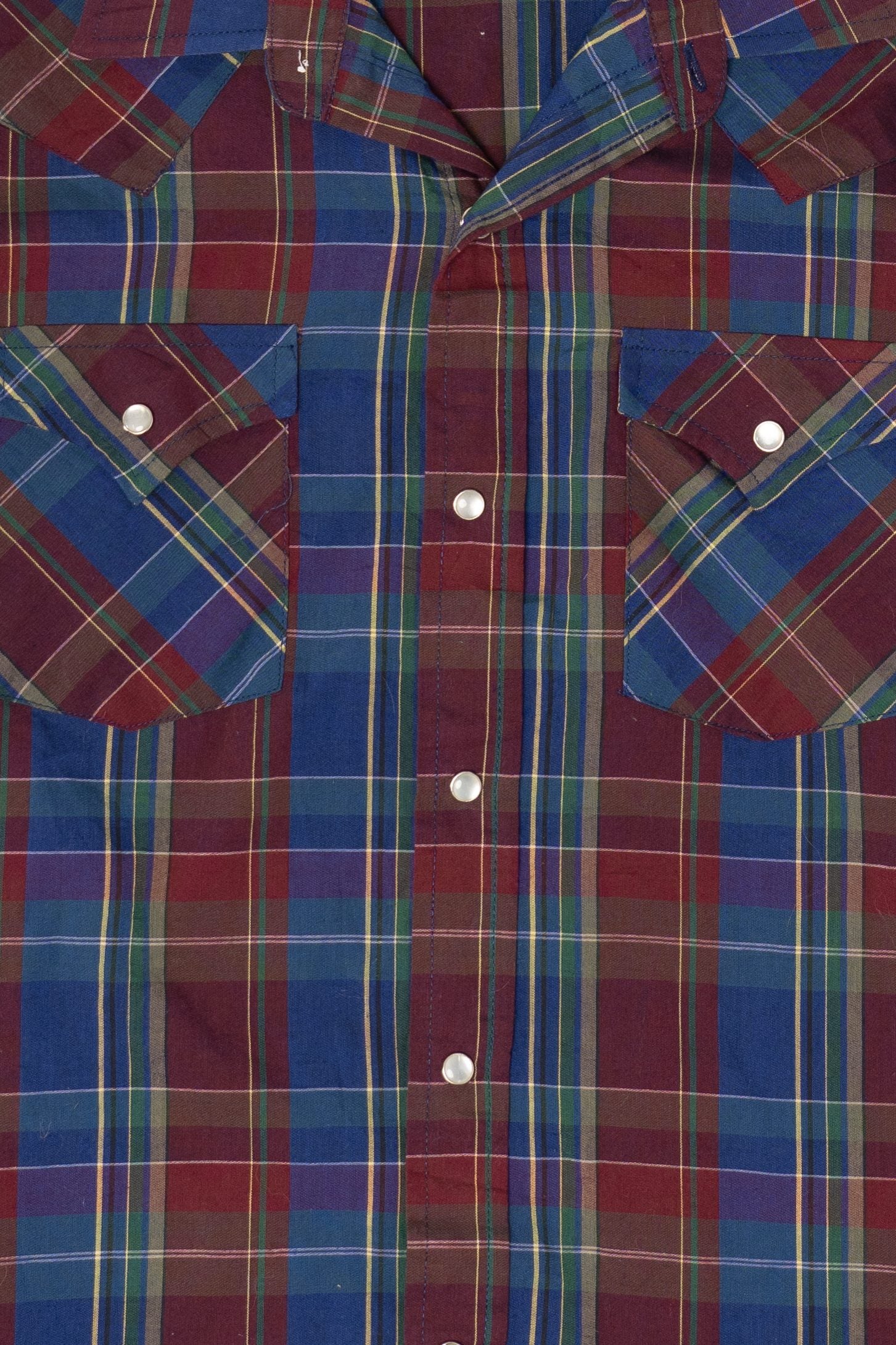 Vintage Plaid Ely Cattleman Button Up Shirt (1970s)