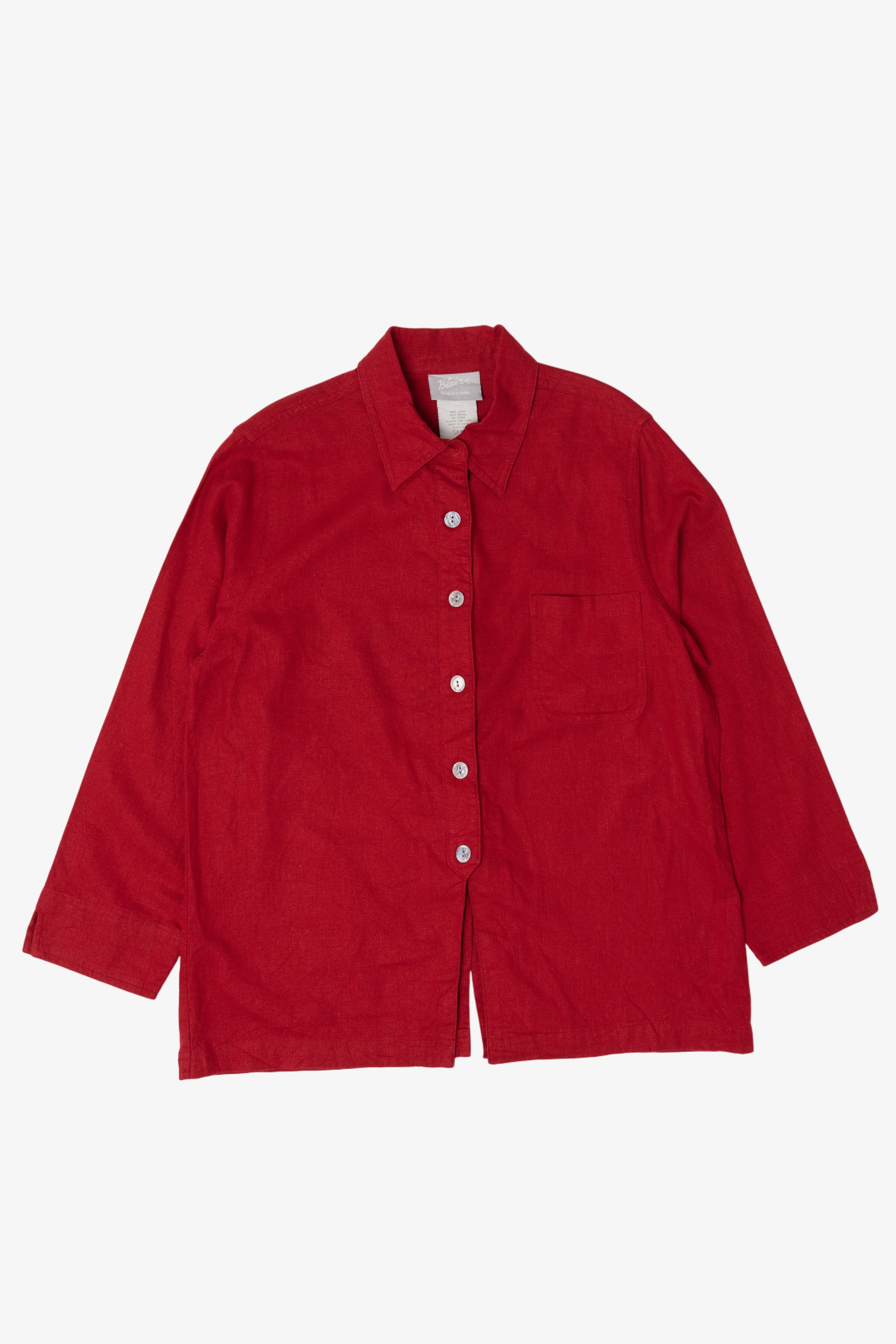 Vintage Red Blair Button Up Shirt (1990s)
