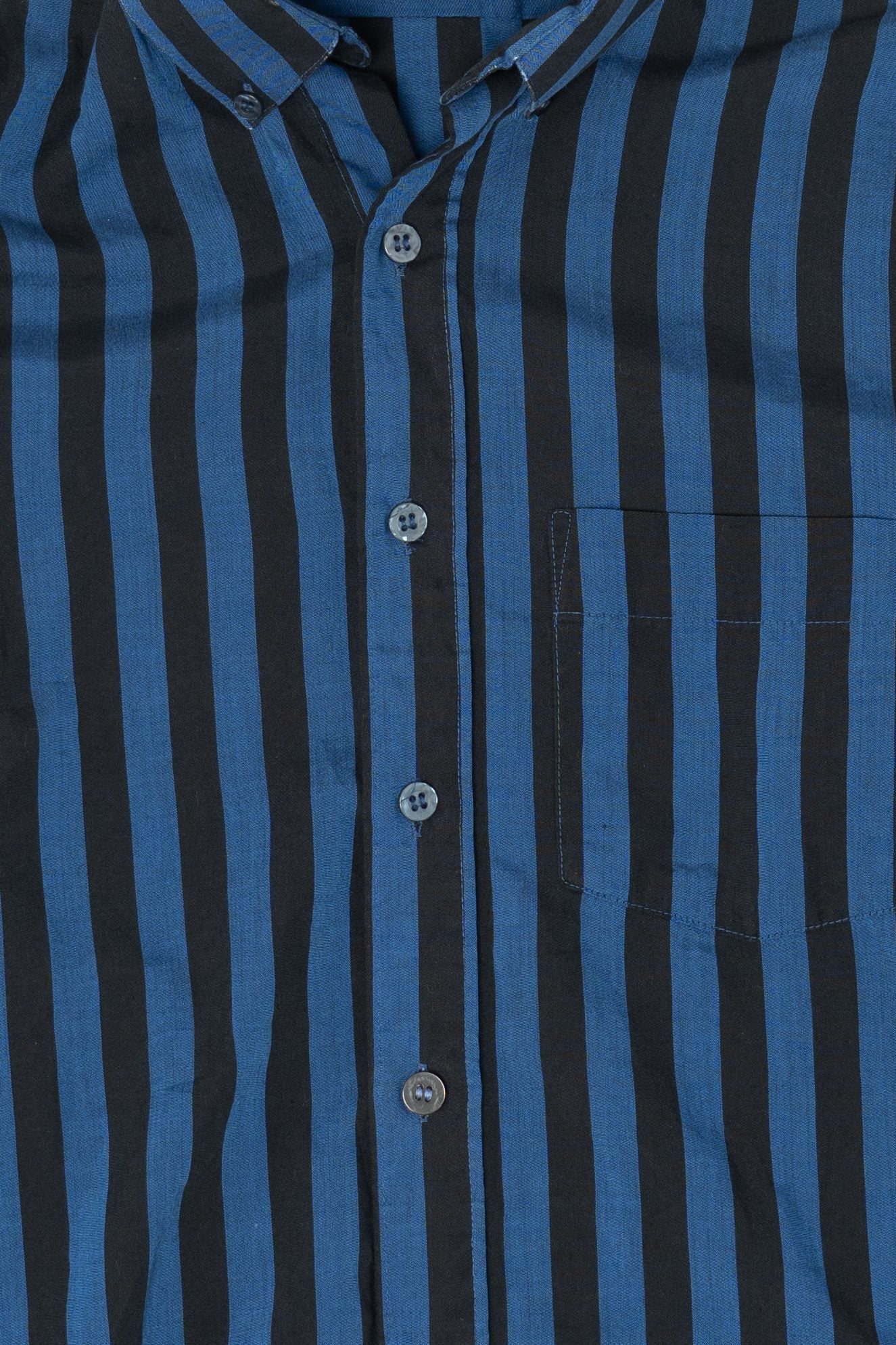 Vintage Striped Progressions Button Up Shirt (1990s)