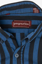 Vintage Striped Progressions Button Up Shirt (1990s)