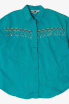 Vintage Beaded KZK Button Up Shirt (1990s)