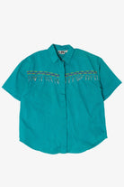 Vintage Beaded KZK Button Up Shirt (1990s)
