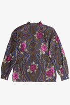 Vintage Koret Paisley Floral Button Up Shirt (1980s)