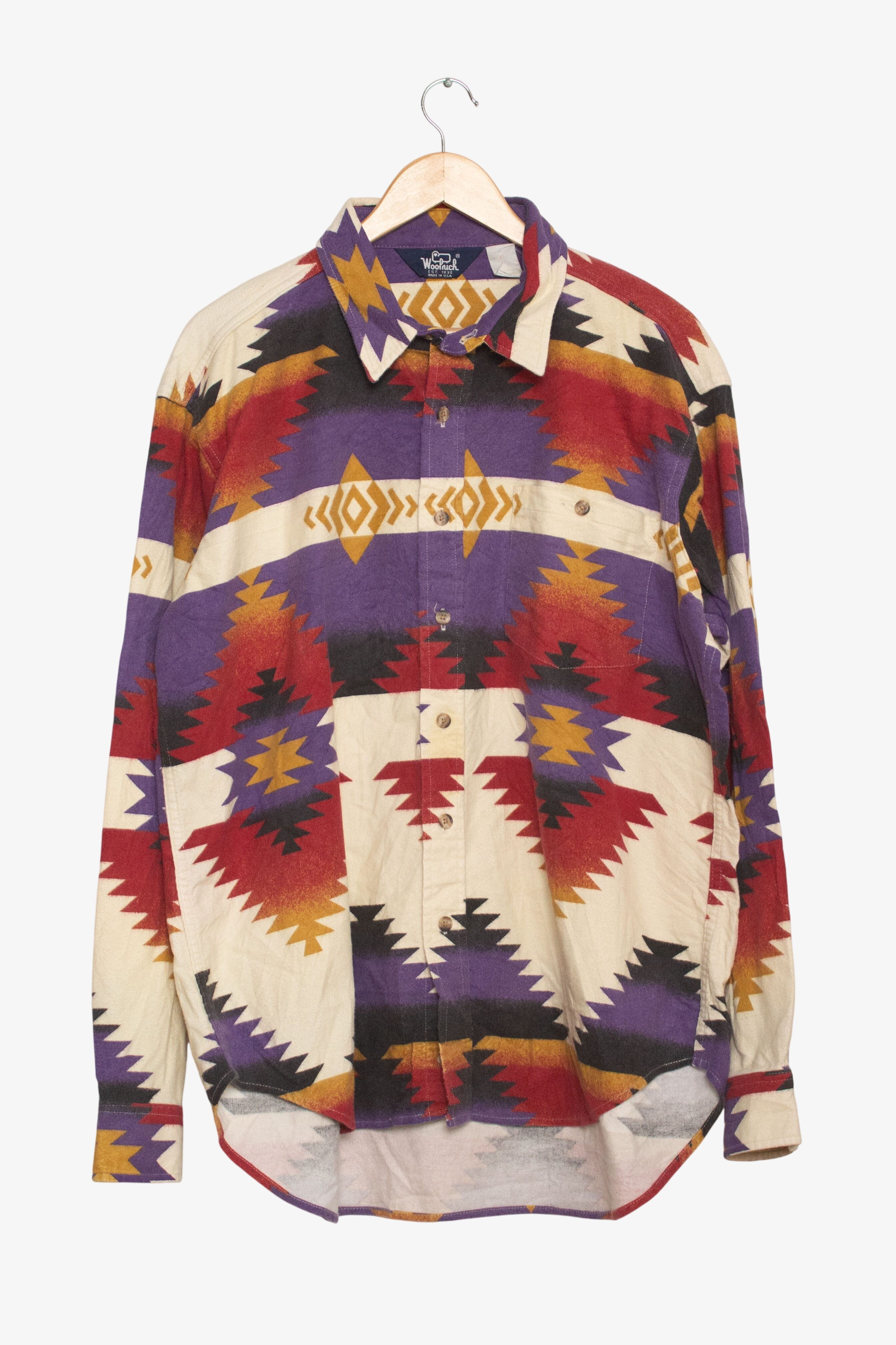 Vintage Woolrich Southwestern Print Button Up Shirt (1990s)