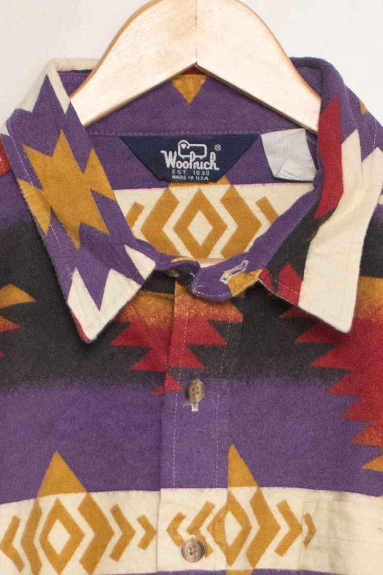 Vintage Woolrich Southwestern Print Button Up Shirt (1990s)