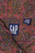 Vintage Psychedelic Paisley Gap Button Up Shirt (1990s)
