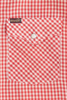 Vintage Wrangler Gingham Western Pearl Snap Button Up Shirt (1980s)