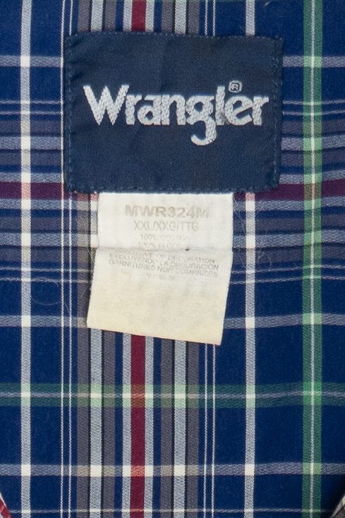 Vintage Wrangler Pearl Snap Button Up Shirt (1990s)