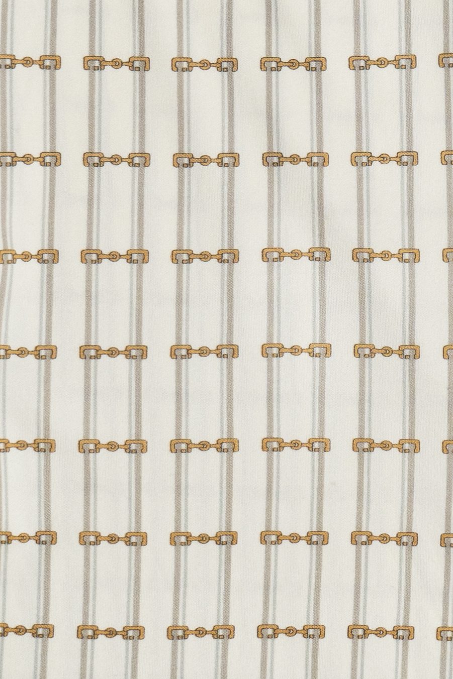 Vintage Antoine Equestrian Chain Link Polyester Button Up Shirt (1980s)