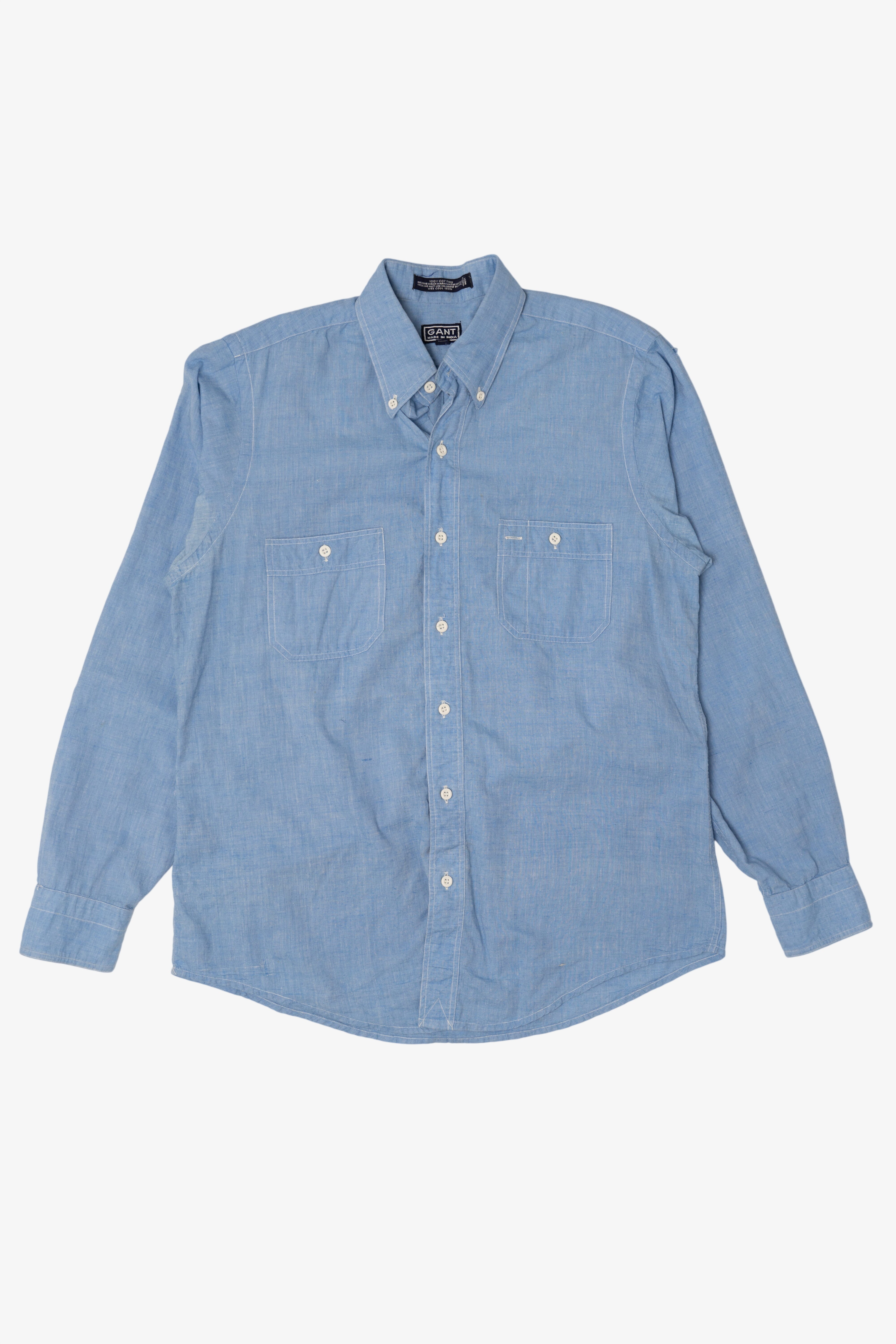 Vintage Light Blue Gant Button Up Shirt (1990s)