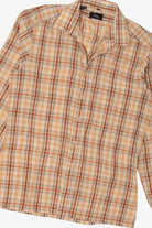 Vintage Beige Plaid di Moreno Button Up Shirt (1970s)