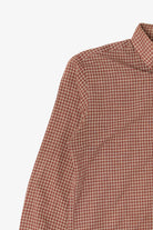 Vintage Rust Plaid Kingsport Button Up Shirt (1970s)