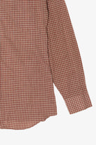 Vintage Rust Plaid Kingsport Button Up Shirt (1970s)