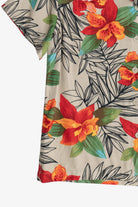 Vintage White Stag Hibiscus Hawaiian Button Up (1990s)