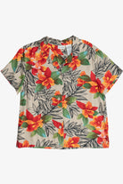Vintage White Stag Hibiscus Hawaiian Button Up (1990s)