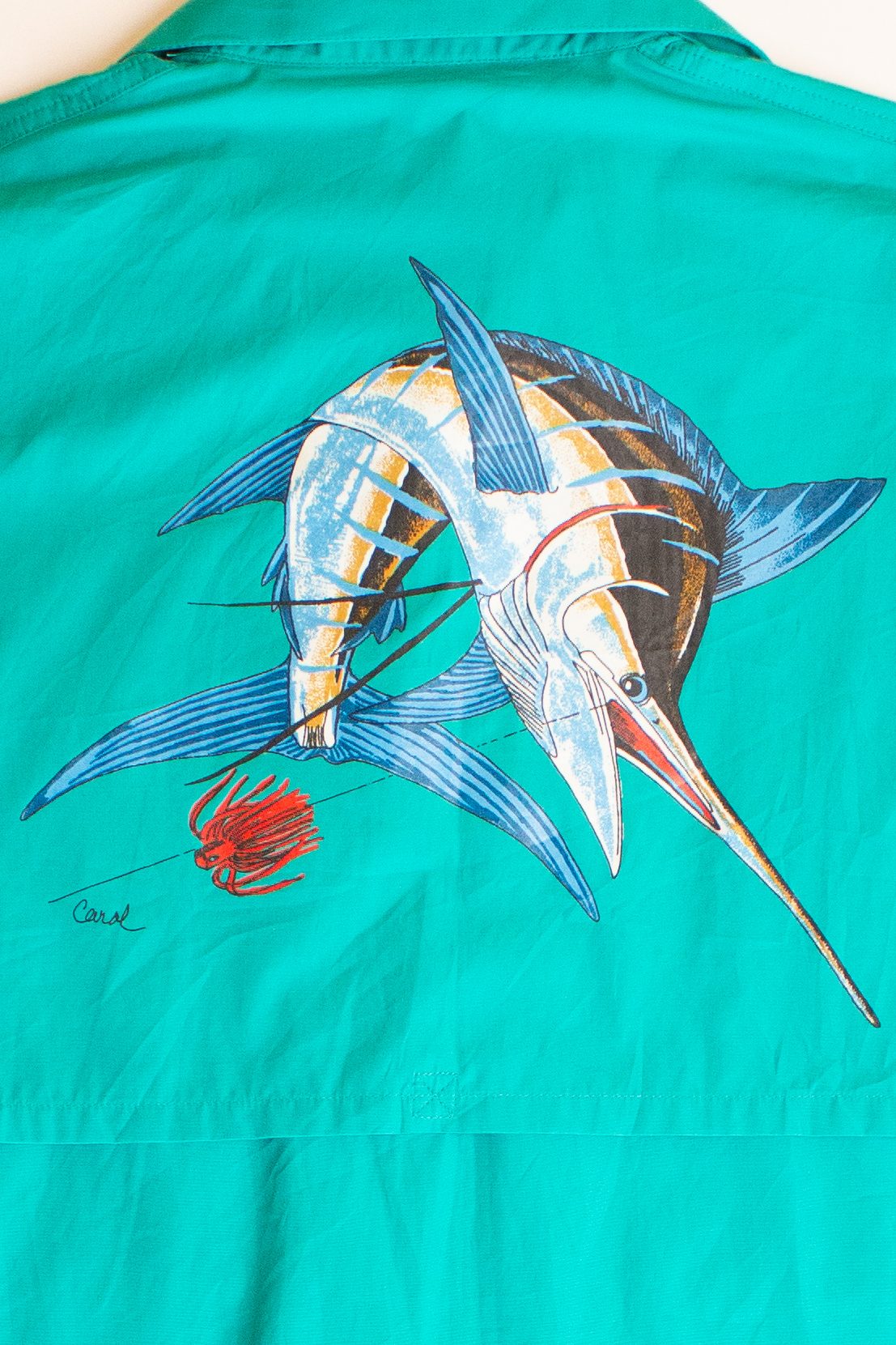 Vintage Cabela's Swordfish Button Up Shirt (1990s)