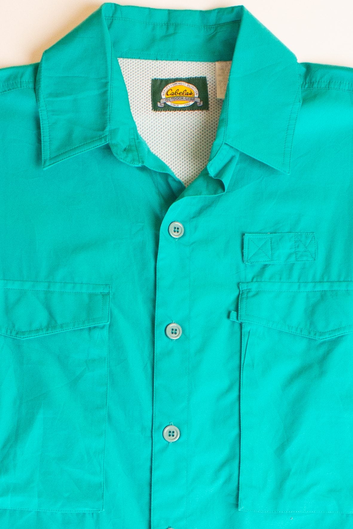Vintage Cabela's Swordfish Button Up Shirt (1990s)