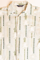 Vintage Career Club Polyester Button Up Shirt (1980s)