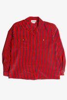 Vintage Joan Leslie Striped Button Up Shirt (1980s)