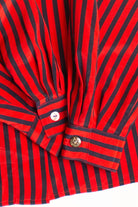 Vintage Joan Leslie Striped Button Up Shirt (1980s)