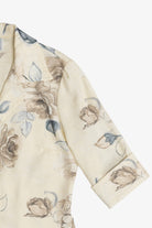 Vintage La Belle 3/4 Sleeve Silky Button Up Shirt (1990s)