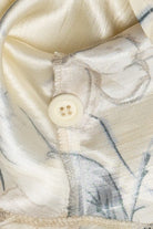 Vintage La Belle 3/4 Sleeve Silky Button Up Shirt (1990s)