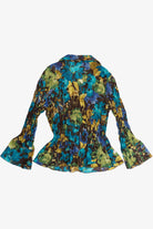 Vintage Sunny Leigh Semi-Sheer Frilly Button Up Shirt (2000s)