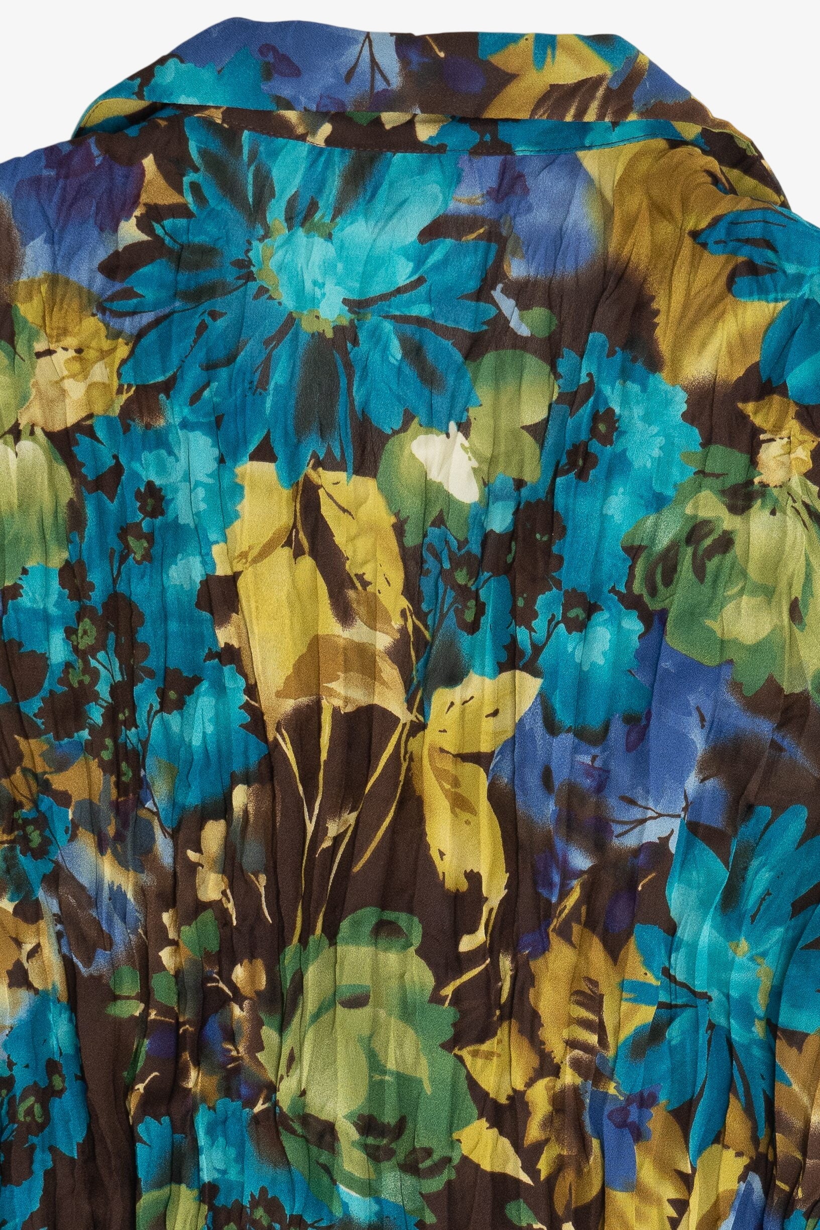 Vintage Sunny Leigh Semi-Sheer Frilly Button Up Shirt (2000s)