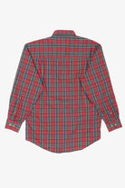 Vintage Red Plaid Tribute Button Up Shirt (1990s)