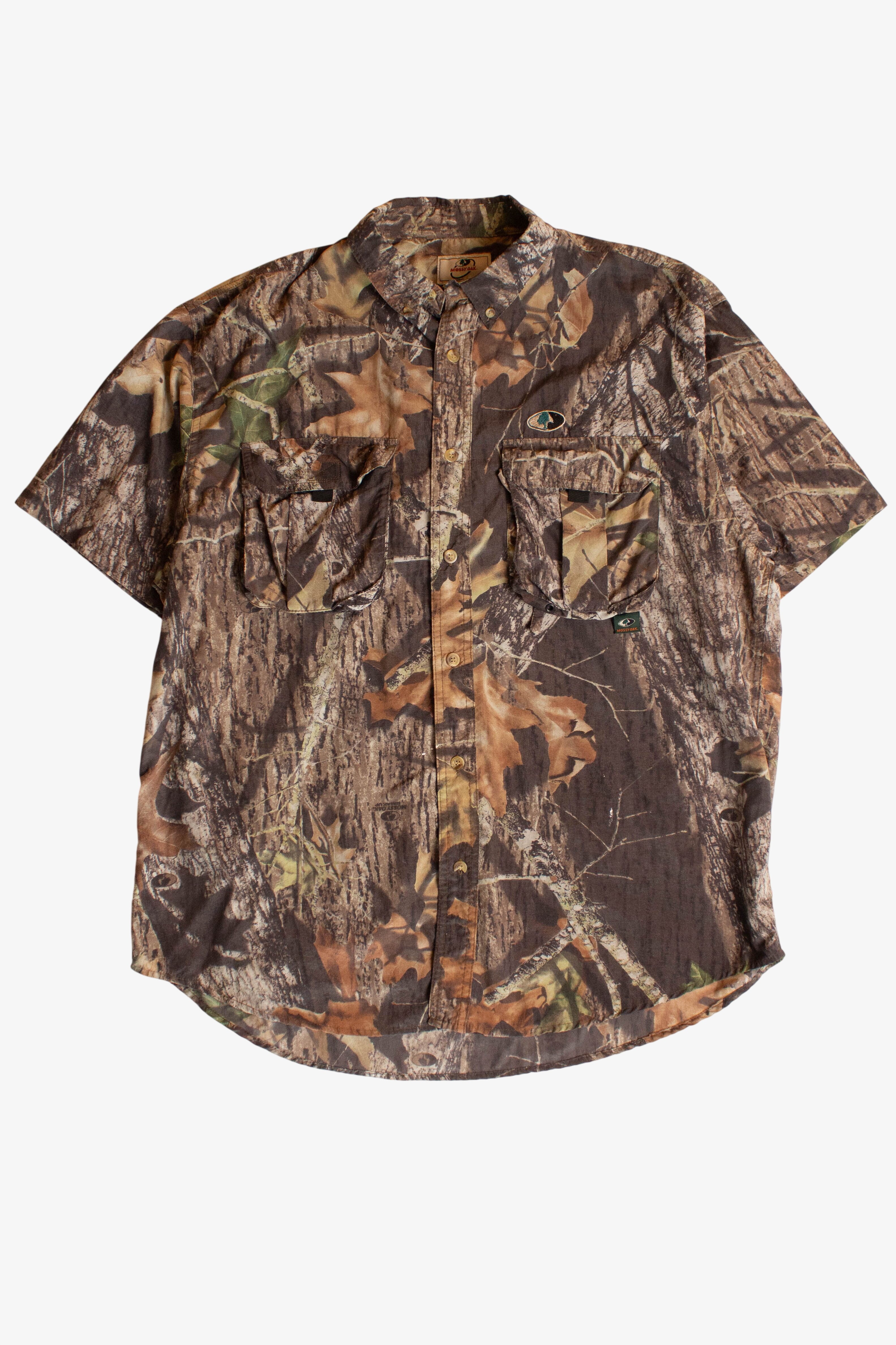 Vintage Mossy Oak Camo Button Up Shirt (2000s)