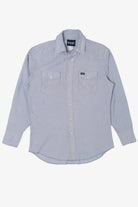 Vintage Light Blue Wrangler Western Cowboy Cut Snap Button Shirt (1990s)