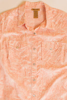 Pink Cacti Print Wrangler Button Up Shirt (2000s)