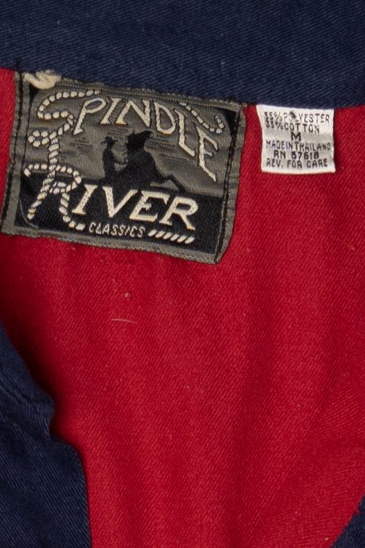 Vintage Spindle River Western Color Block Button Up Shirt (1990s)