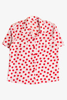 Vintage Red Polka Dot Button Up Shirt (1980s)