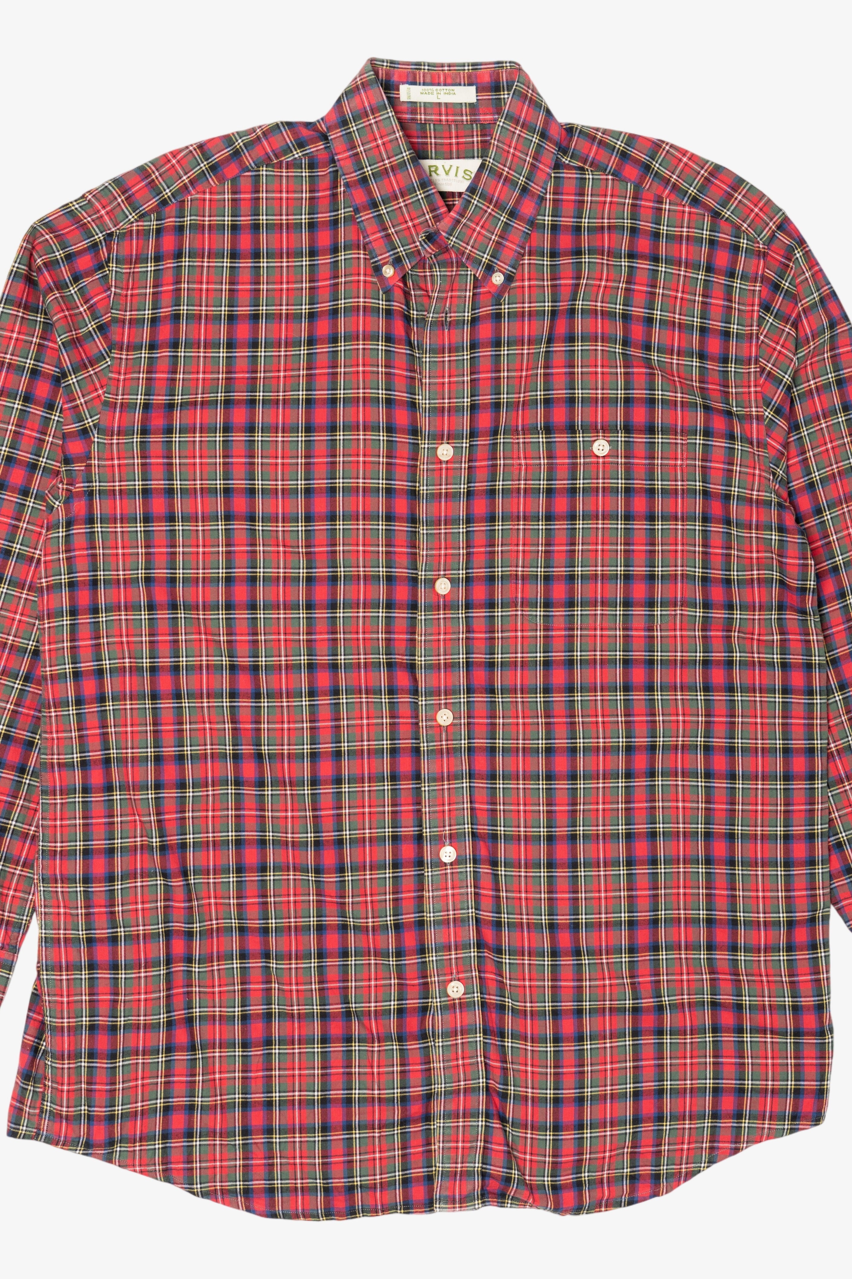Vintage Red Plaid Orvis Button Up Shirt (2000s)