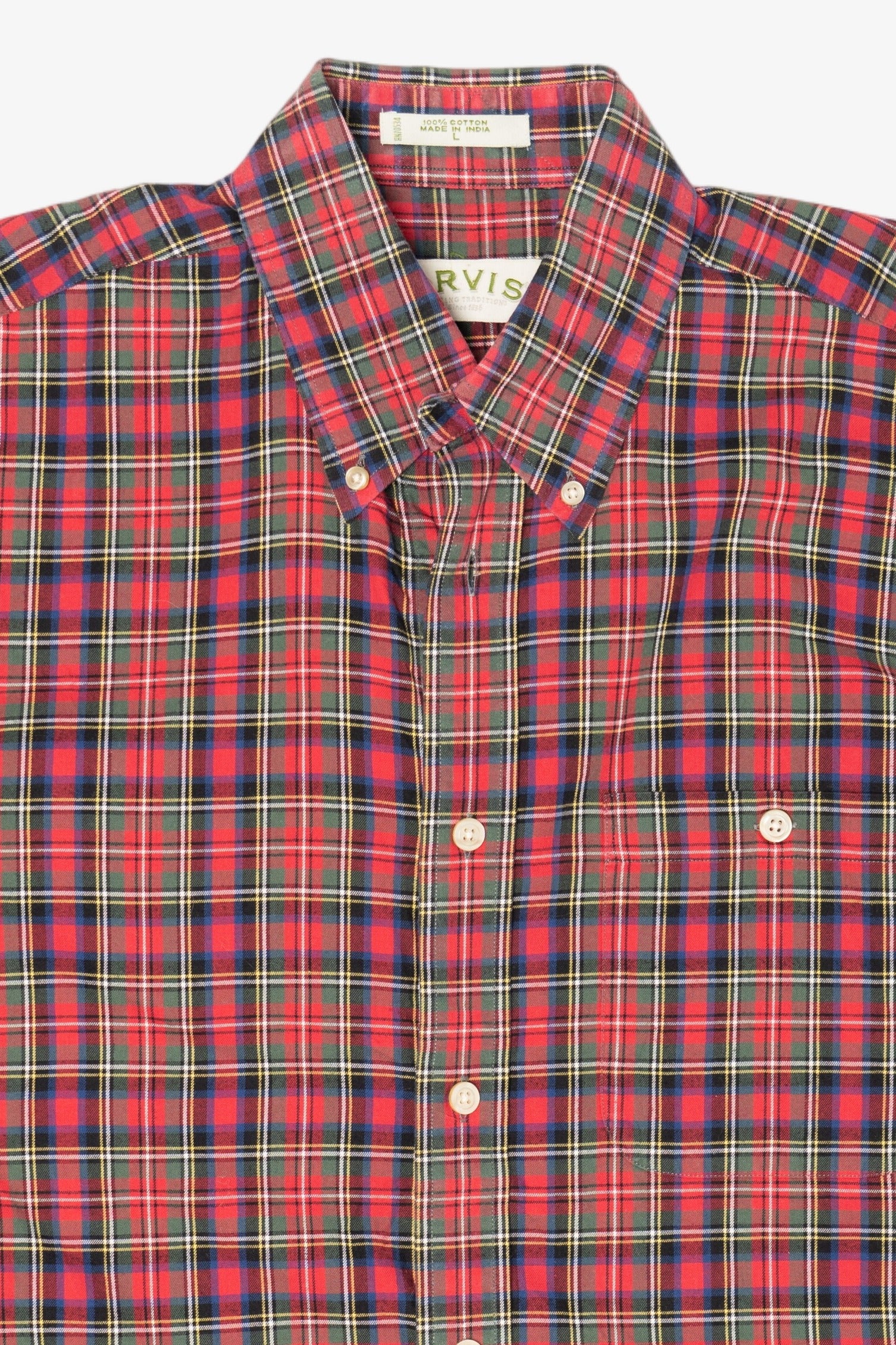 Vintage Red Plaid Orvis Button Up Shirt (2000s)