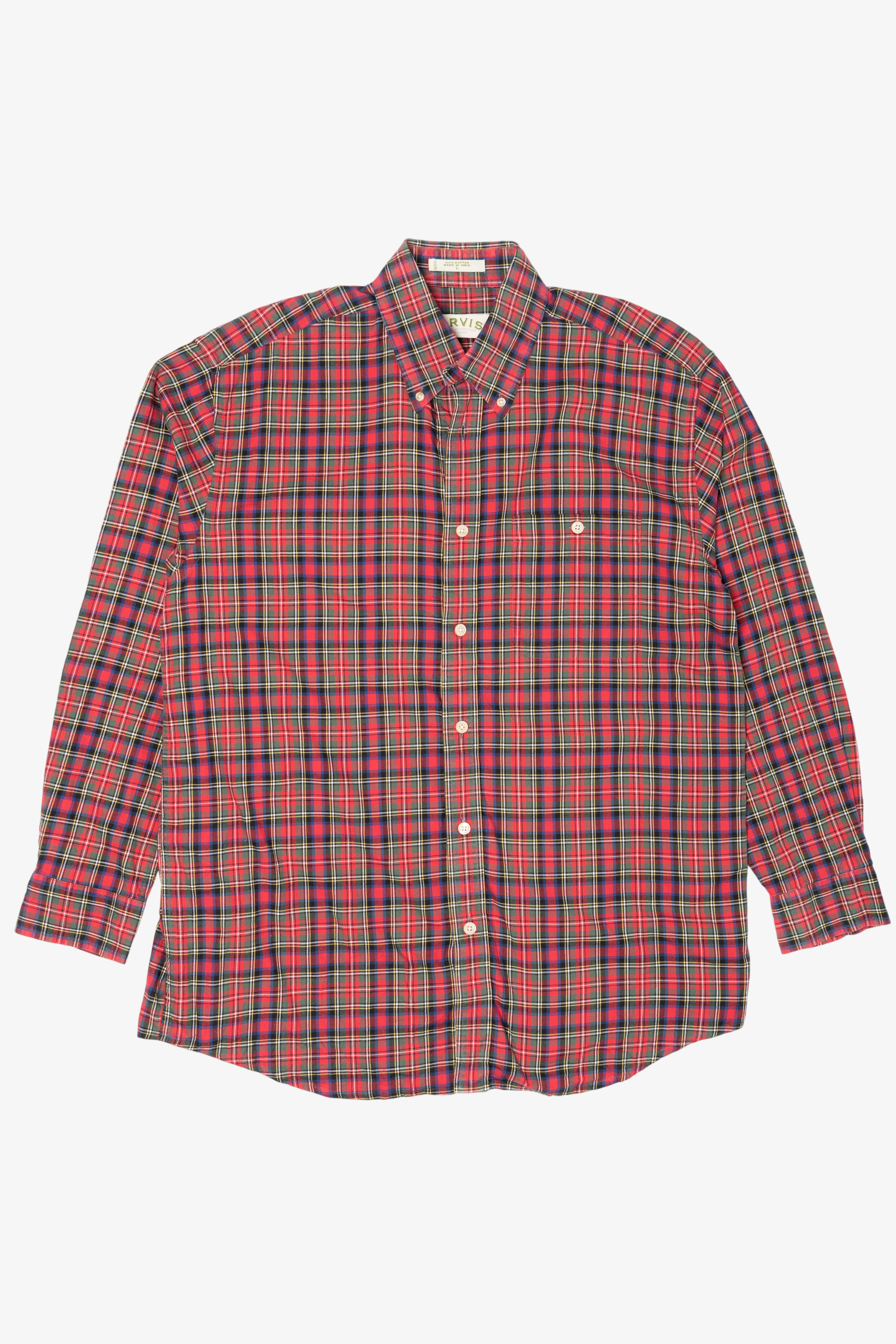 Vintage Red Plaid Orvis Button Up Shirt (2000s)
