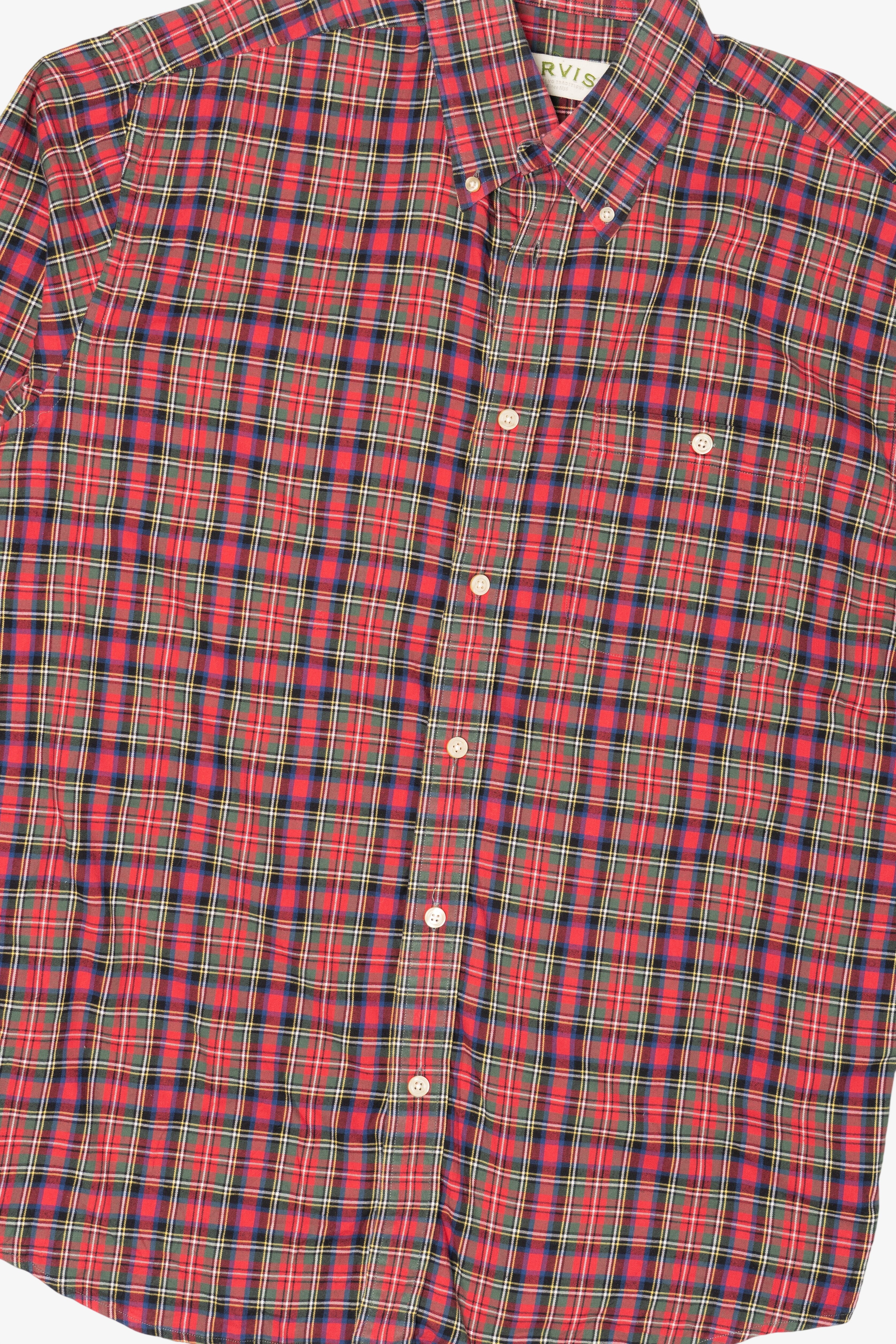 Vintage Red Plaid Orvis Button Up Shirt (2000s)