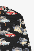 Vintage Black Clearwater Outfitters Vintage Classic Cars Button Up Shirt (1990s)