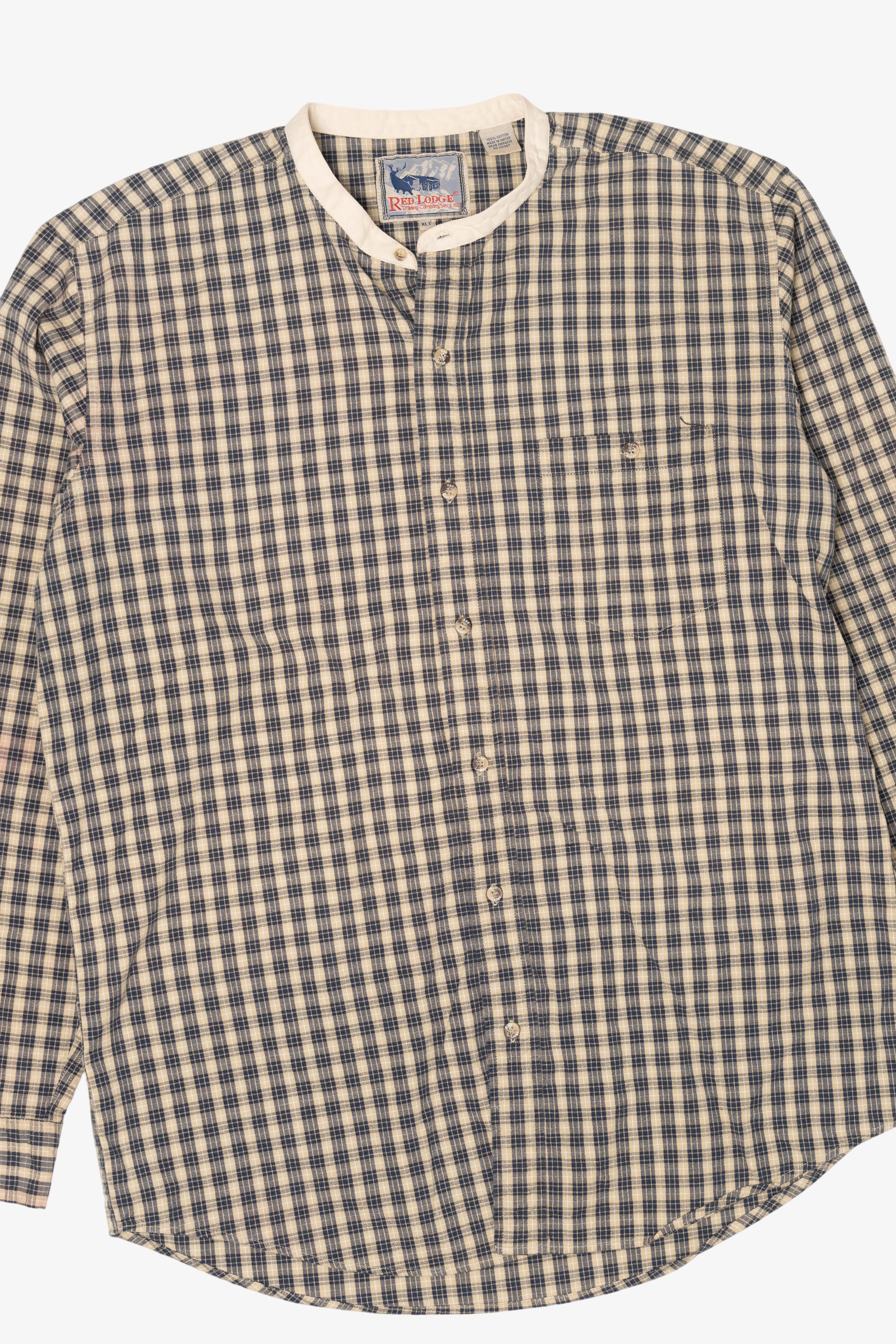 Vintage Checkered Red Lodge Button Up Shirt (1990s)