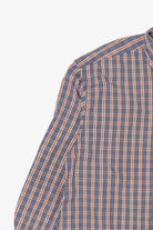 Vintage Nautica 80s Two-Ply Cotton Plaid Button Up Shirt (1990s)